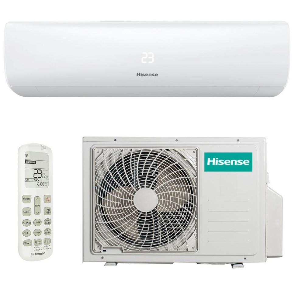 Сплит-система Hisense AS-18UW4RYRKB00G / AS-18UW4RYRKB00W серия Zoom DC Inv Wi-Fi