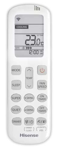 Сплит-система Hisense AS-24UW4RBBTV03G/AS-24UW4RBBTV03W Expert Pro Super DC Inverter