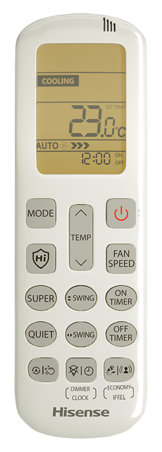 Сплит-система Hisense AS-12HW4RLRKC01AG/IN/AS-12HW4RLRKC01AG/OUT Era Classic A, On/Off