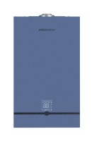 Настенный газовый котел MIZUDO MAESTRO GEM M24Т c шиной OpenTherm стеклянная панель голубая