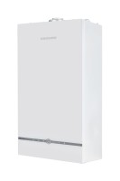 Настенный газовый котел MIZUDO MAESTRO GEM M24Т c шиной OpenTherm стеклянная панель белая