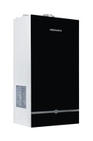 Настенный газовый котел MIZUDO MAESTRO GEM M24Т c шиной OpenTherm стеклянная панель черная