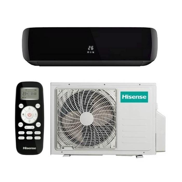 Сплит-система Hisense AS-10UW4RVETG01G/IN/AS-10UW4RVETG01G/OUT Black Crystal SUPER DC, Inverter