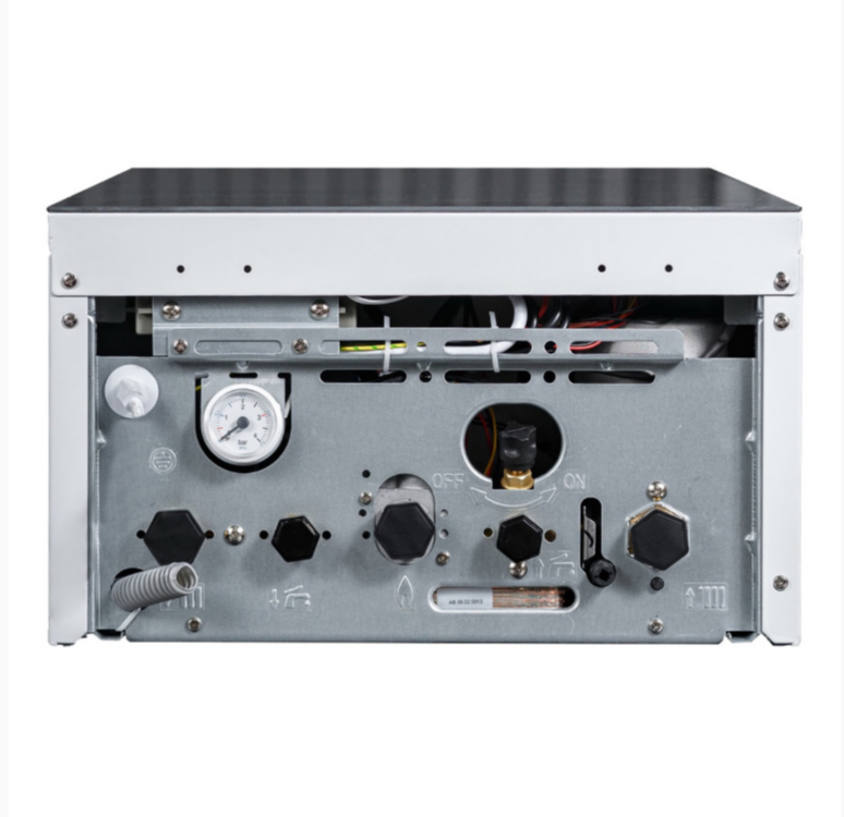 Настенный газовый котел Mizudo Maestro Gem M24T PRO 24 кВт 2 Т/О OPT WIFI голубая панель