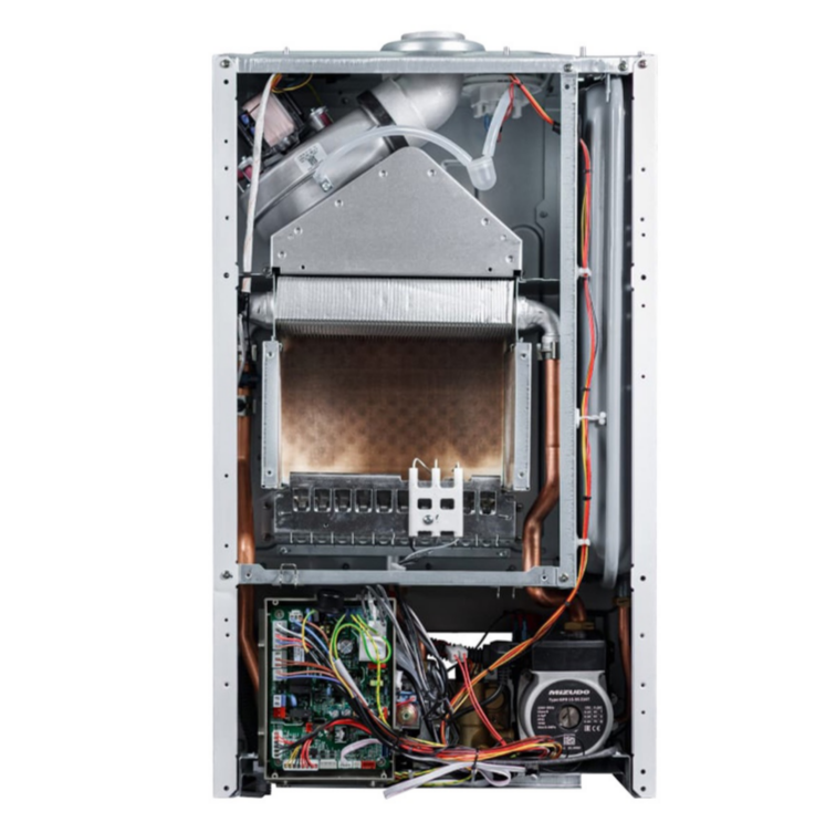 Настенный газовый котел Mizudo Maestro Gem M24T PRO 24 кВт 2 Т/О OPT WIFI голубая панель