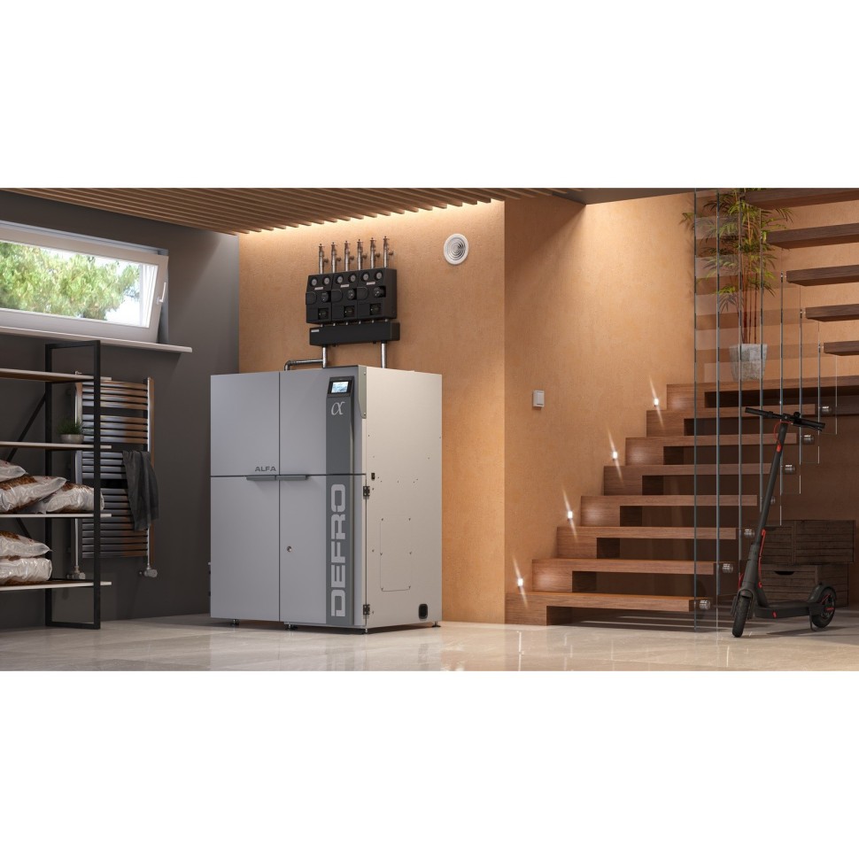 Напольный твердотопливный котел Defro Alfa II 12