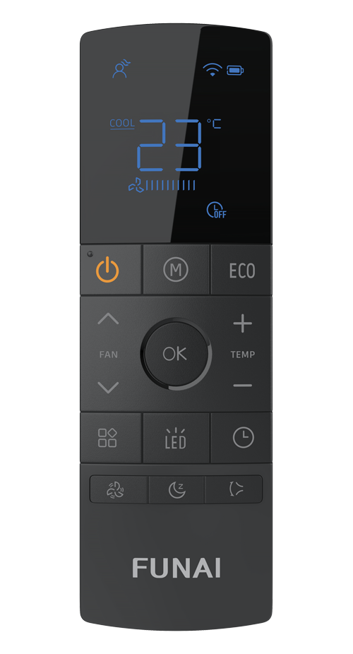 Сплит-система Funai RAC-I-AN55HP.D01/S/RAC-I-AN55HP.D01/U Akoya Nero DC, Inverter