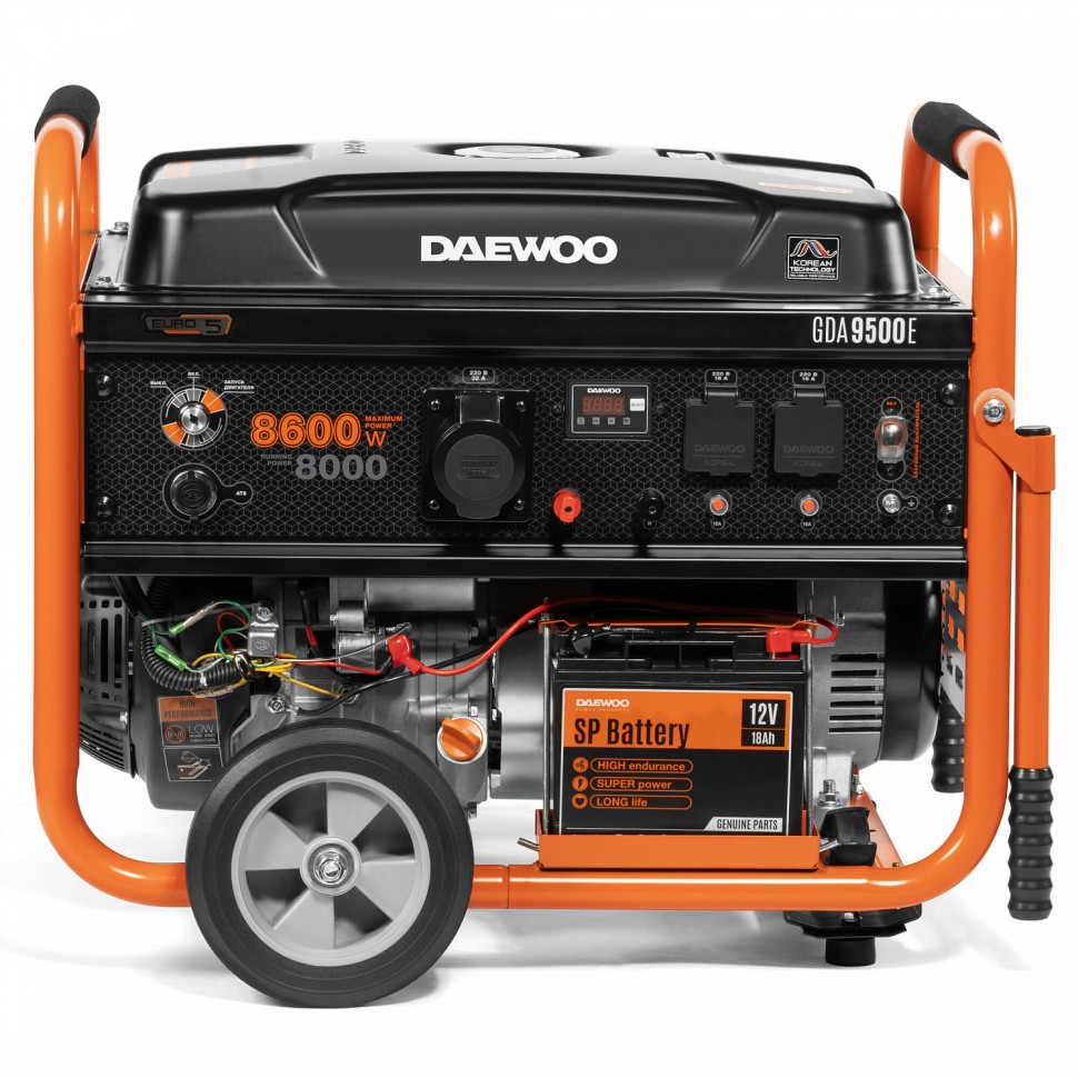 Электрогенератор бензинового типа Daewoo Power Products GDA 8500E