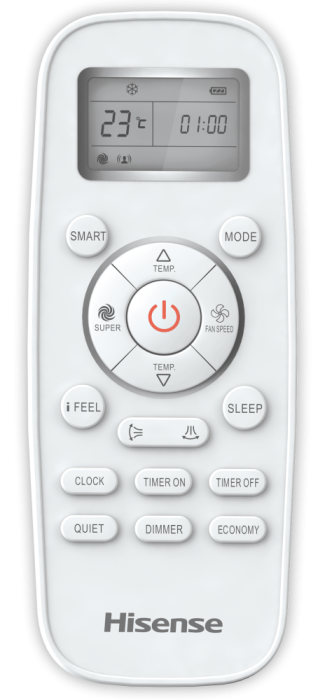 Сплит-система Hisense AS-12HR4RYDDJ00G/IN/AS-12HR4RYDDJ00W/OUT Easy Classic A, On/Off