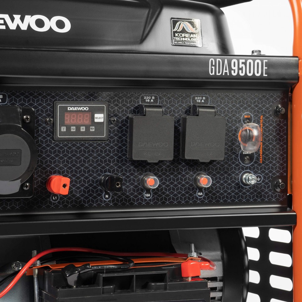 Электрогенератор бензинового типа Daewoo Power Products GDA 7500E