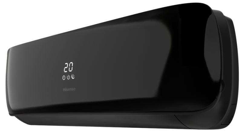Сплит-система Hisense AS-13UW4RVETG01G(B)/IN/AS-13UW4RVETG01W(B)/OUT Black Crystal SUPER DC, Inverter