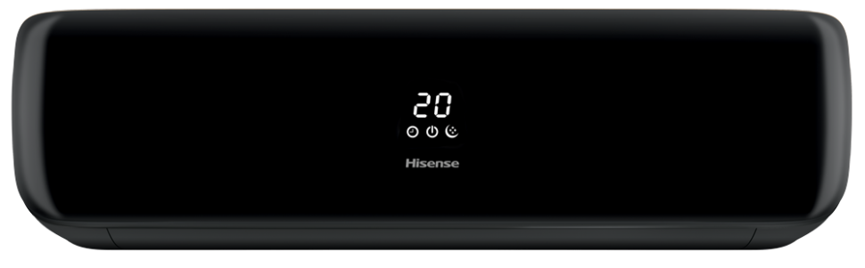 Сплит-система Hisense AS-13UW4RVETG01G(B)/IN/AS-13UW4RVETG01W(B)/OUT Black Crystal SUPER DC, Inverter