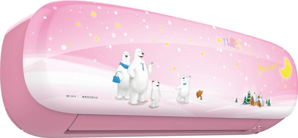 Настенная сплит-система Midea MSEAAU-09HRFN1(SP)/IN/ MOA01-09HFN1/OUT Kids Star DC, Inverter