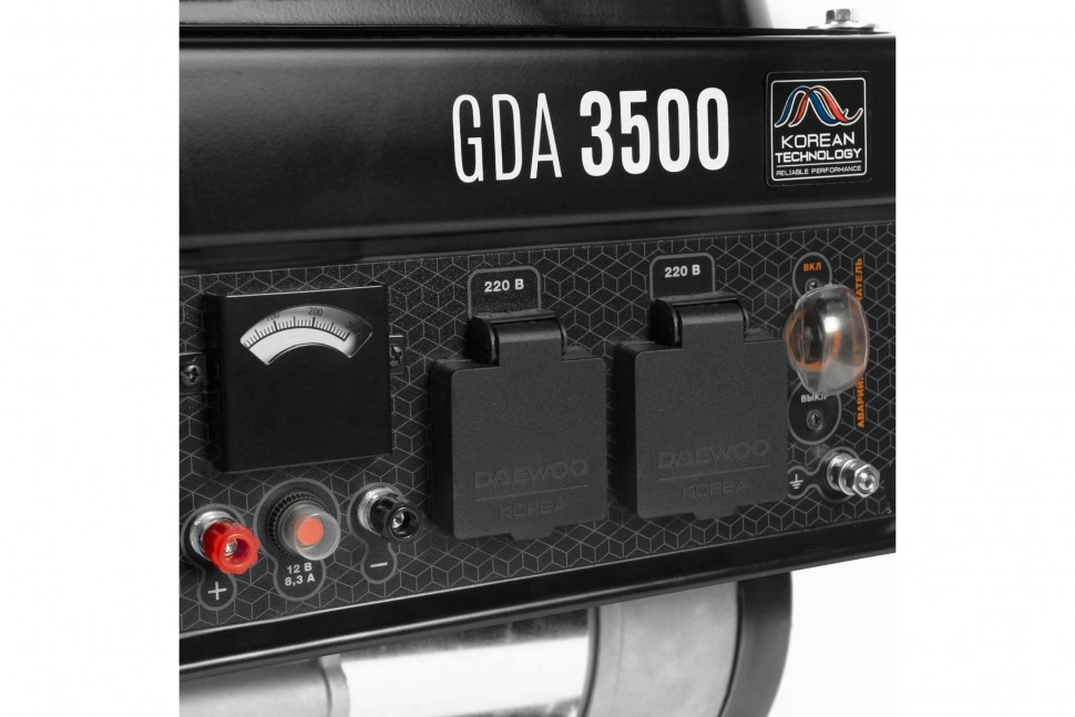 Электрогенератор бензинового типа Daewoo Power Products GDA 3500