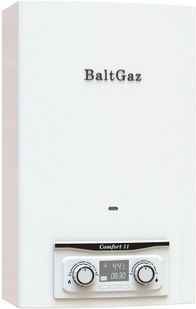 Газовый водонагреватель проточного типа BaltGaz 15 Comfort