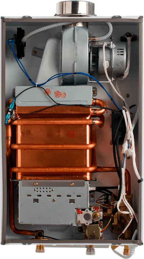 Газовый водонагреватель проточного типа SuperFlame SF0420 10L с трубой